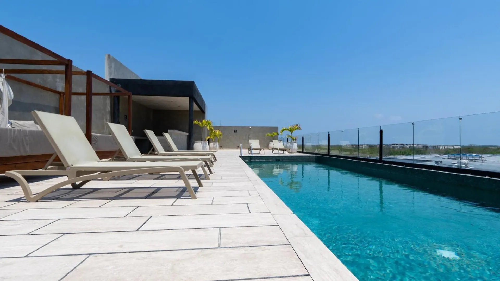 아파트 Luxury Studio With Balcony And Rooftop Pool In Tulum Best Location 멕시코