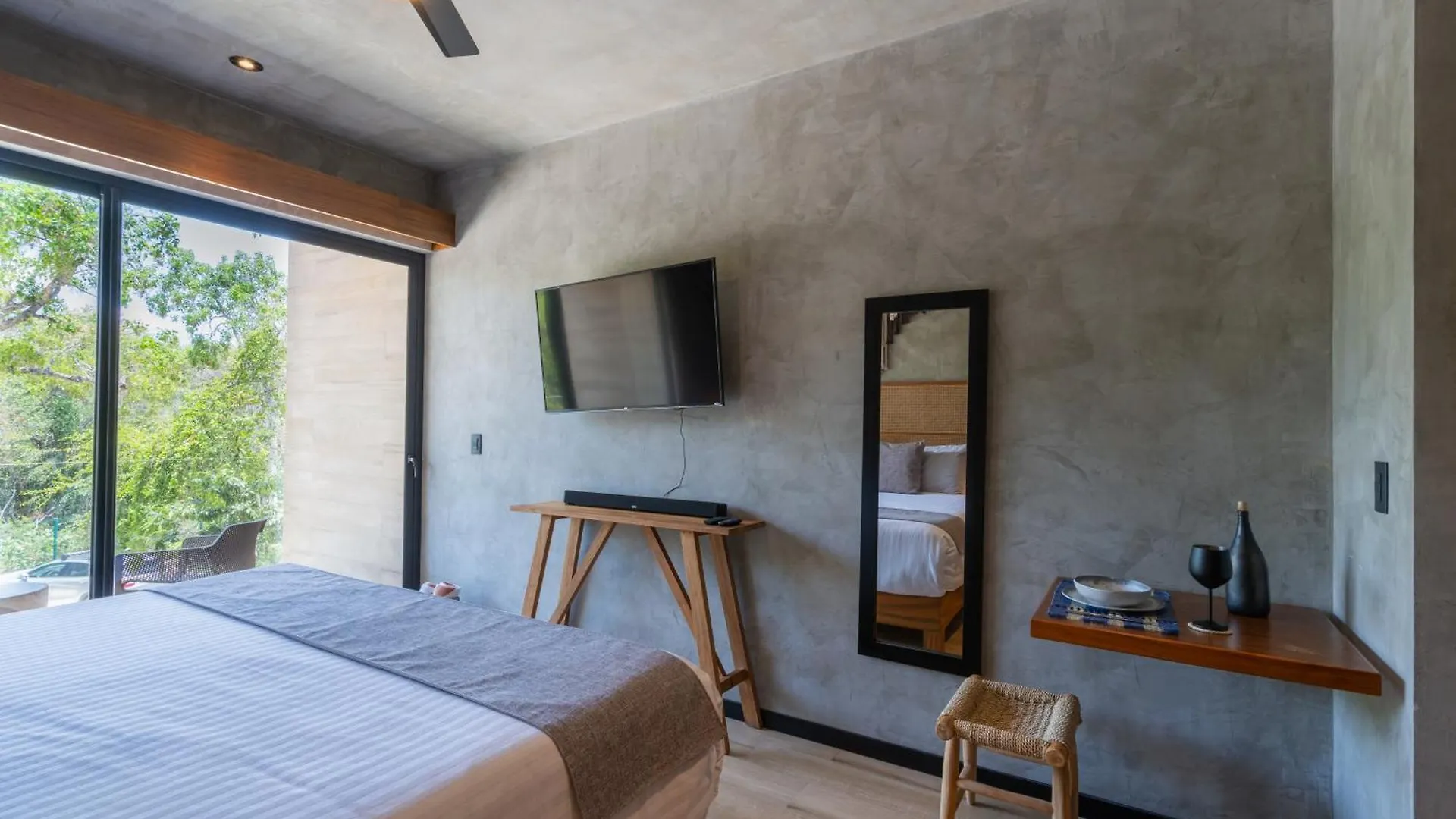 아파트 Luxury Studio With Balcony And Rooftop Pool In Tulum Best Location 멕시코