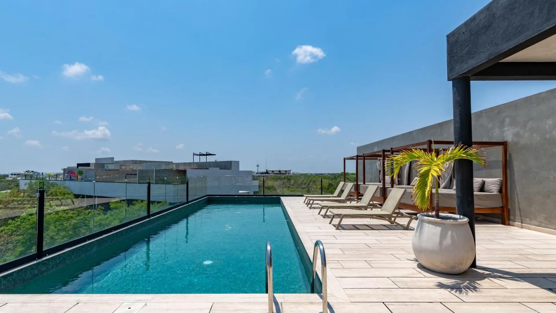 Luxury Studio With Balcony And Rooftop Pool In Tulum Best Location 0*,  México
